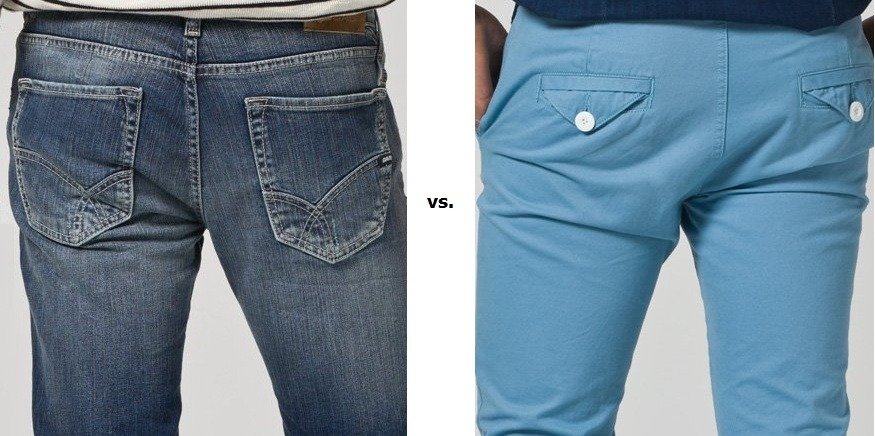 Jeans vs. Chinos – das Hosenbattle: Teil 1