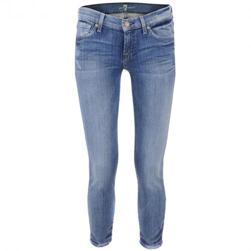 7 for all mankind Blue Jeans Gwenevere Cropped