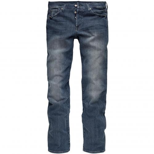 7 for all mankind Herren Jeans Standard Classic Straight Leg Mid Blue