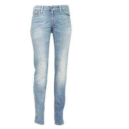 7 For All Mankind - Hüftjeans Modell Kimmie Straight Leg Sian Farbe Helle Waschung