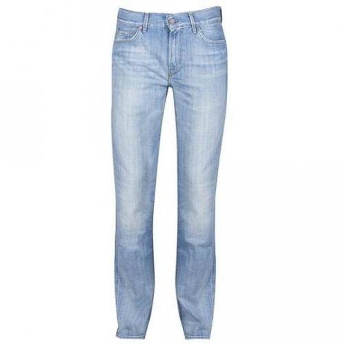 7 For All Mankind - Hüftjeans Slimmy Swain Bay Helle Waschung