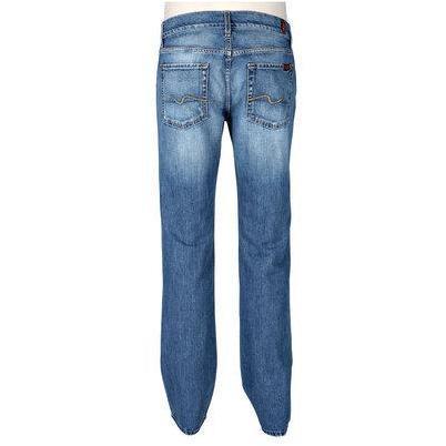 7 For All Mankind Jeans Standard Hellblau Washed