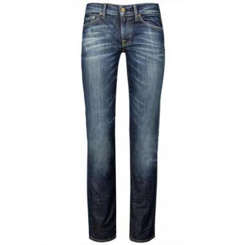 7 For All Mankind - Slim Modell Roxanne AY Farbe Blaue Waschung