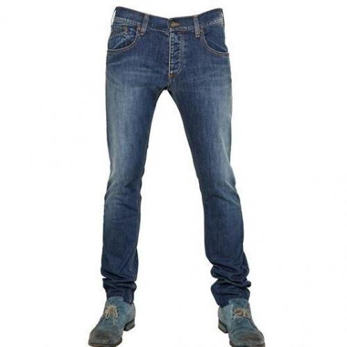 Armani Jeans - 18,5Cm Low Waist Stretch Slim Fit Jeans