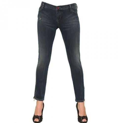 Armani Jeans - Stretch Denim Gekürzte Jeans