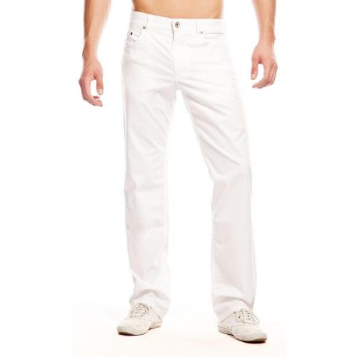 Brax Cooper Colored Jeans Straight Fit Weiß