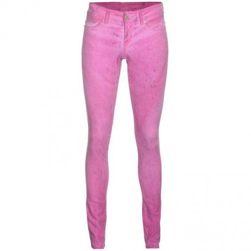 Camouflage Couture Cashmere Denim Neon Pink