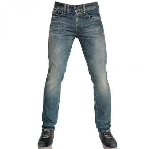 Cycle - 17,5Cm Comfort Washed Denim Skinny Jeans