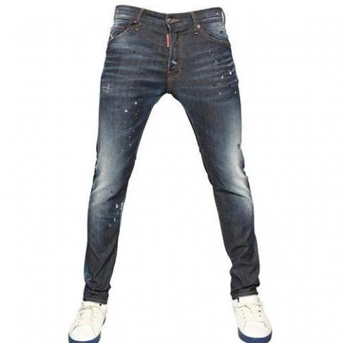 Dsquared - 16Cm Cool Guy Stretch Denim Jeans Used Look