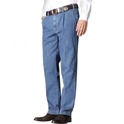 Hiltl Jeans mit Bundfalte blau 73790/Hoss/45