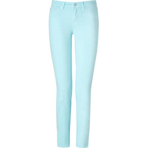 J Brand Jeans Aqua JB Mid-Rise Skinny Pants