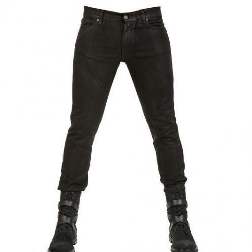Karl - 16,5Cm Gewachste Denim Stretch Skinny Jeans