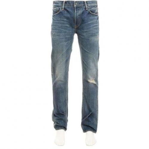 Kuro Jeans Graphite Classic blue Used Look