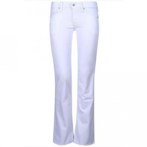 Mustang - Hüftjeans Modell Girl's Oregon White Stretch Farbe Weiß