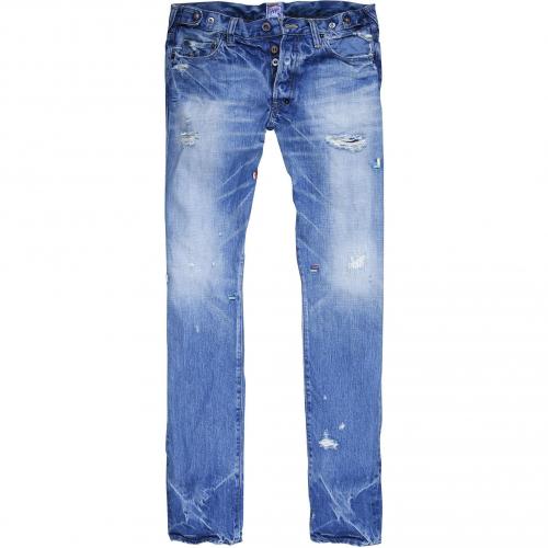 Prps Herren Jeans Stoned Blue Used Style