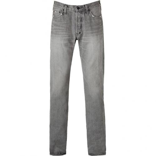 Prps The Barracuda Grey Washed 5 Pocket Jeans