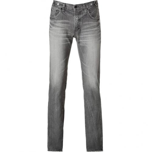 Prps The Rambler Grey Washed 5 Pocket Jeans