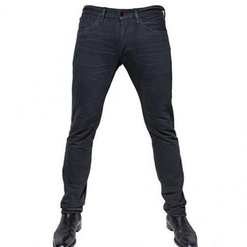 Ralph Lauren Black Label - 18Cm Slim Washed Destroyed Denim Jeans