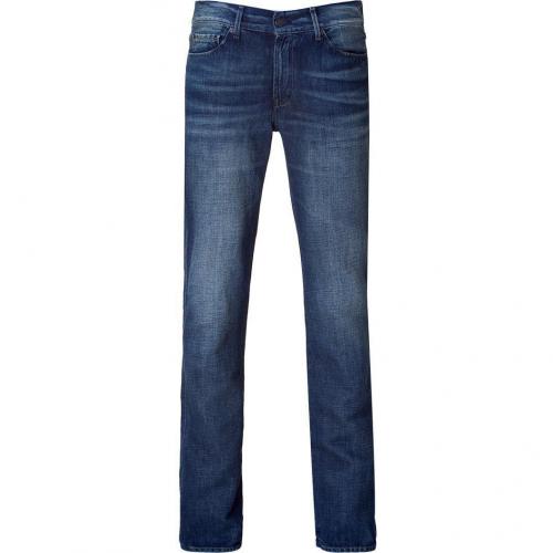 Seven for all Mankind Blue Washed Slim Straight Slimmy Jeans