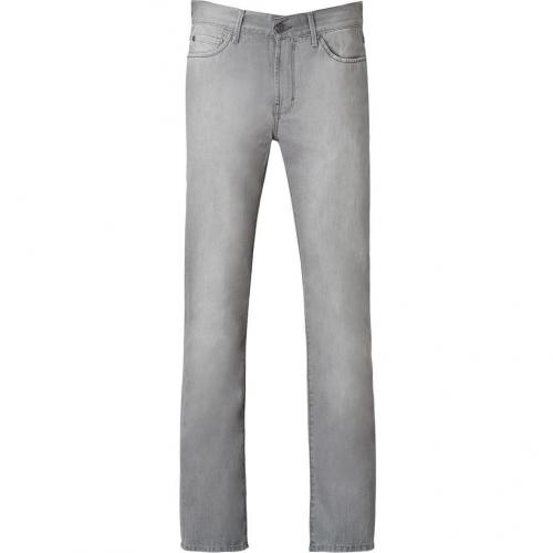 Seven for all Mankind Grey Slim Straight Slimmy Jeans