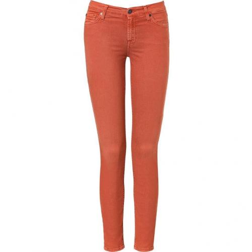 Seven for all Mankind Rust Second Skin Legging Jean Pant