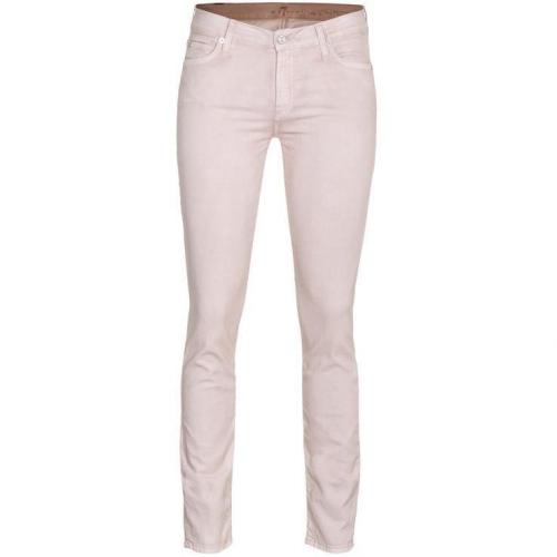 Seven For All Mankind The Skinny Second Skin Dolly Pink