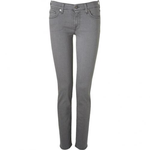 Seven for all Mankind Toronto Grey Classic Skinny Pants Roxanne