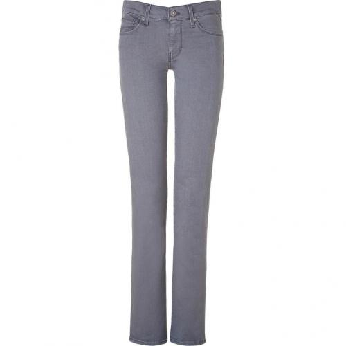 Seven for all Mankind Toronto Grey Straight Leg Jeans