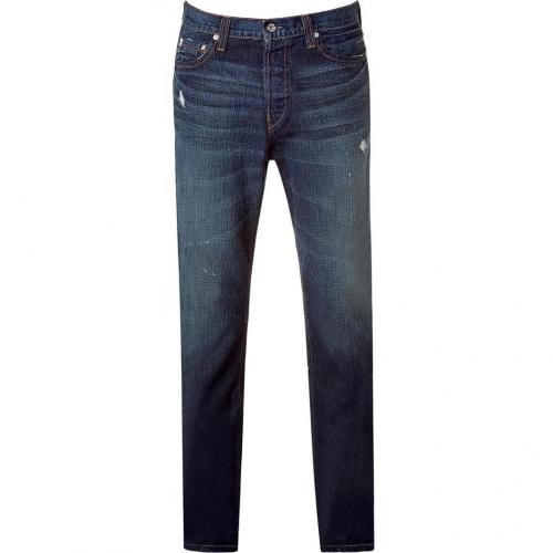The Great China Wall Dark Ripped 5 PKT Antifit Jeans